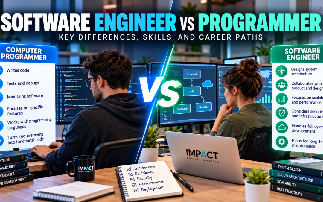 Software Engineer vs Programmer, Software Engineering Careers